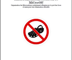 MiCrocOff : une urgence à agir partagée contre le port des Crocs !