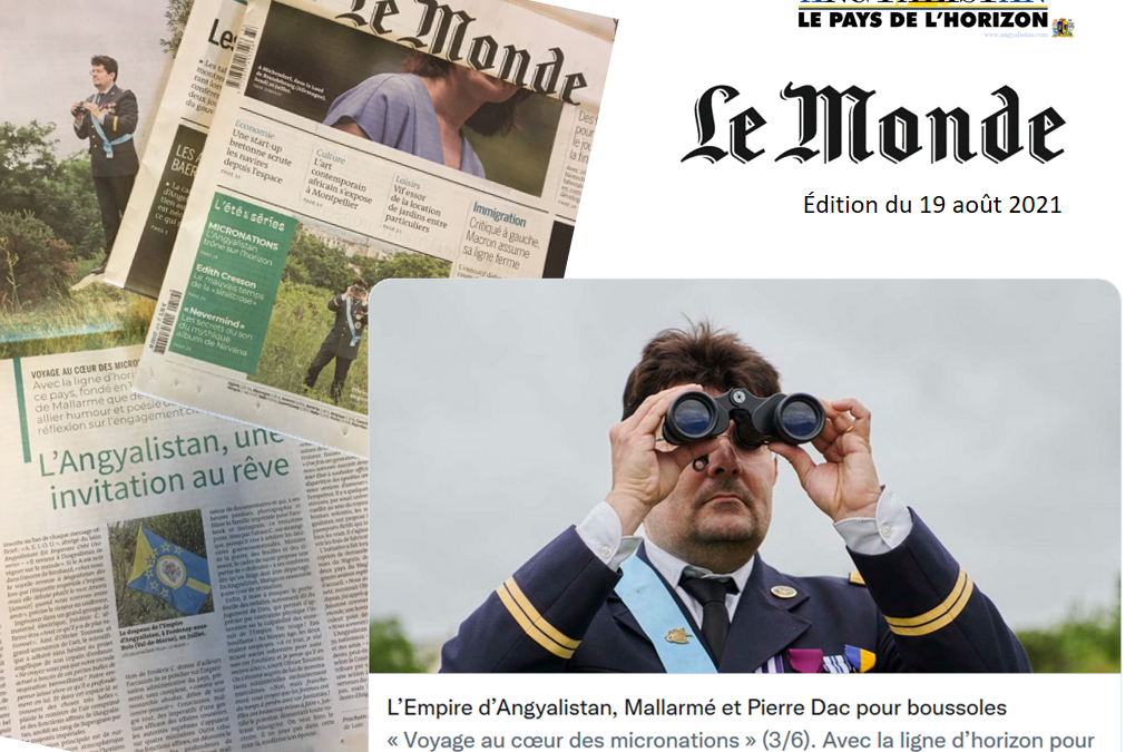 Le quotidien français Le Monde place l’Angyalistan à la une